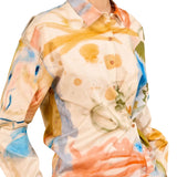 Ulla Johnson Artist LS Cotton Blouse - Vermillion