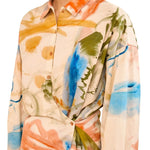 Ulla Johnson Artist LS Cotton Blouse - Vermillion