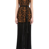 Ulla Johnson Auryn Applique Sleeveless Midi Dress - Vermillion