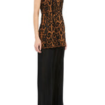 Ulla Johnson Auryn Applique Sleeveless Midi Dress - Vermillion