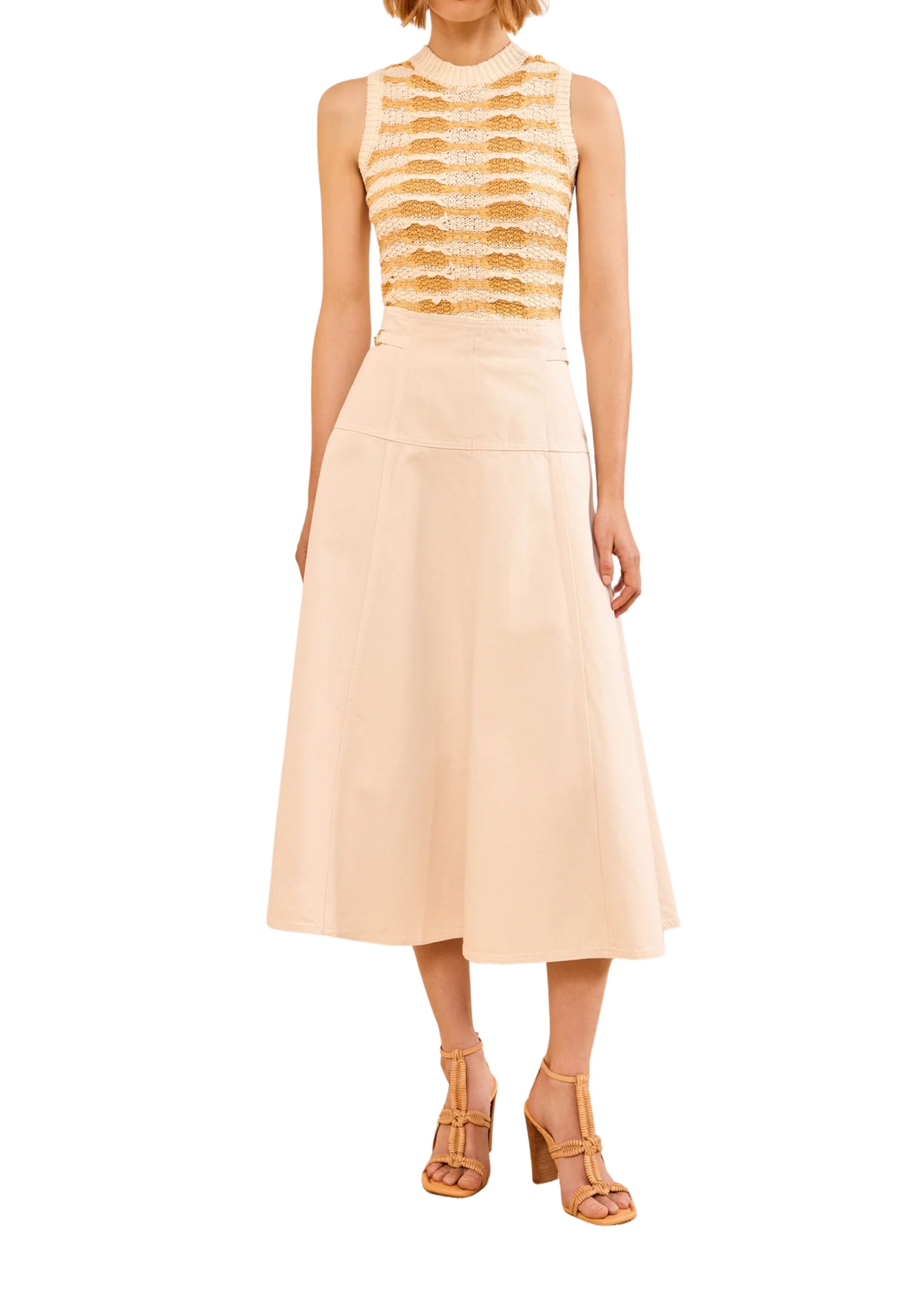 Ulla Johnson Brigette Skirt - Vermillion