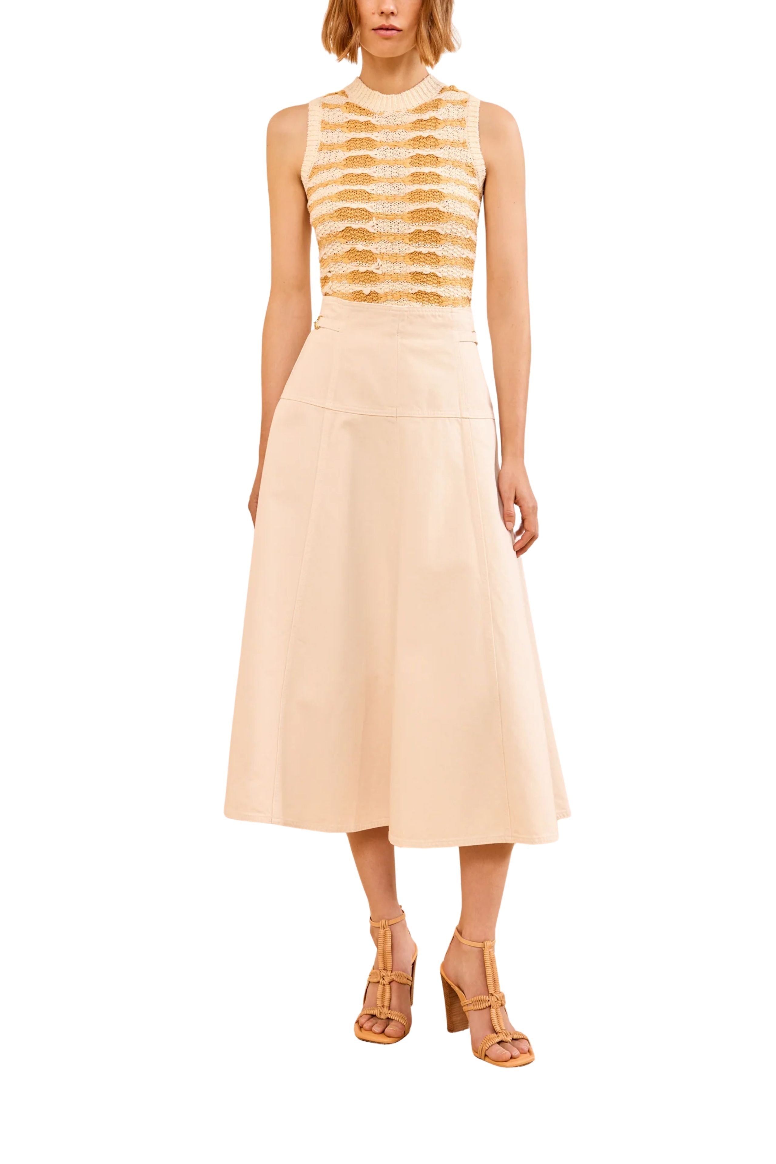 Ulla Johnson Brigette Skirt - Vermillion