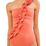 Ulla Johnson Capri Maillot - Vermillion