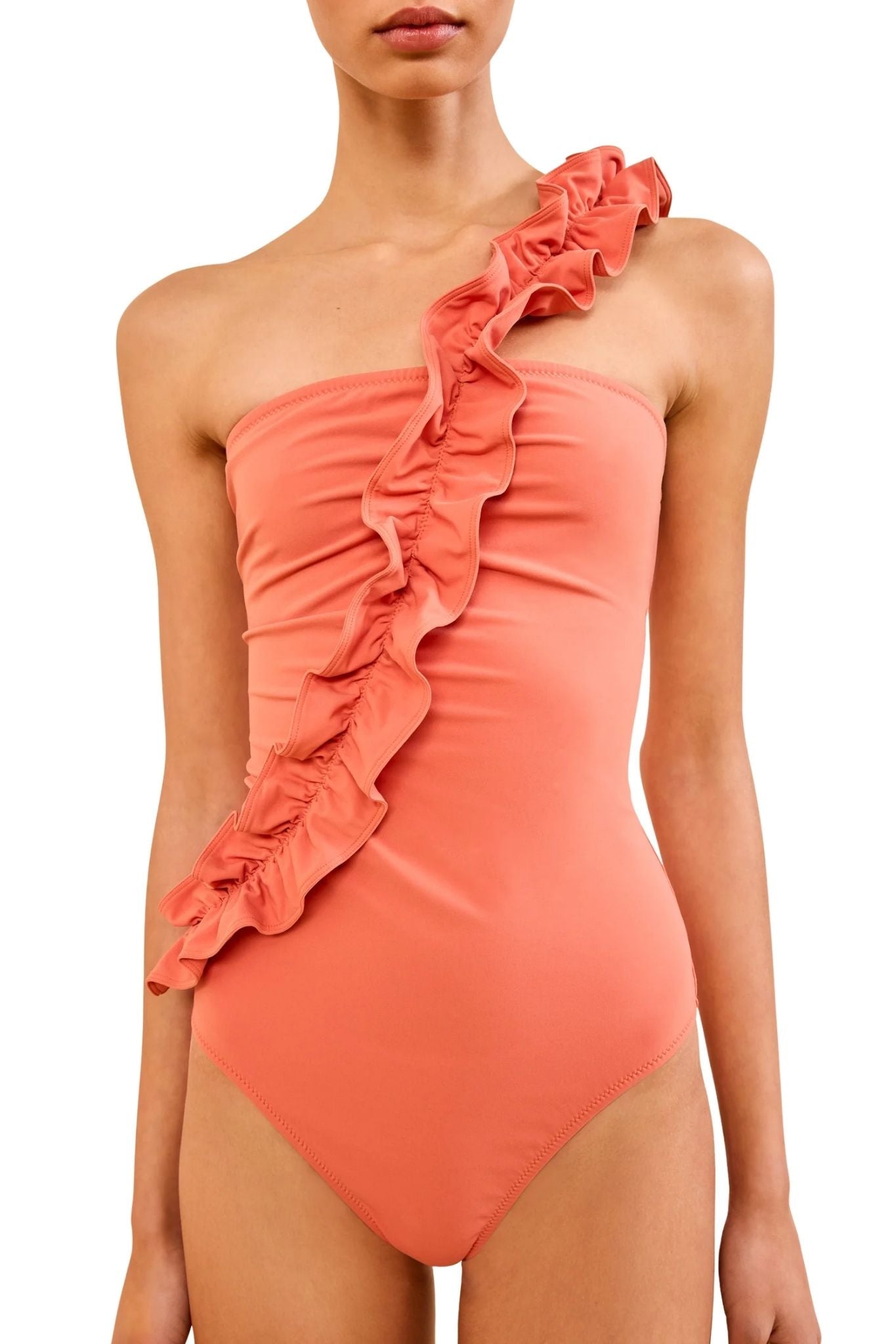 Ulla Johnson Capri Maillot - Vermillion
