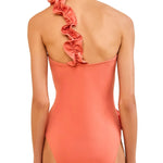 Ulla Johnson Capri Maillot - Vermillion
