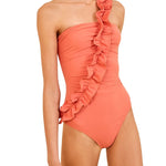 Ulla Johnson Capri Maillot - Vermillion