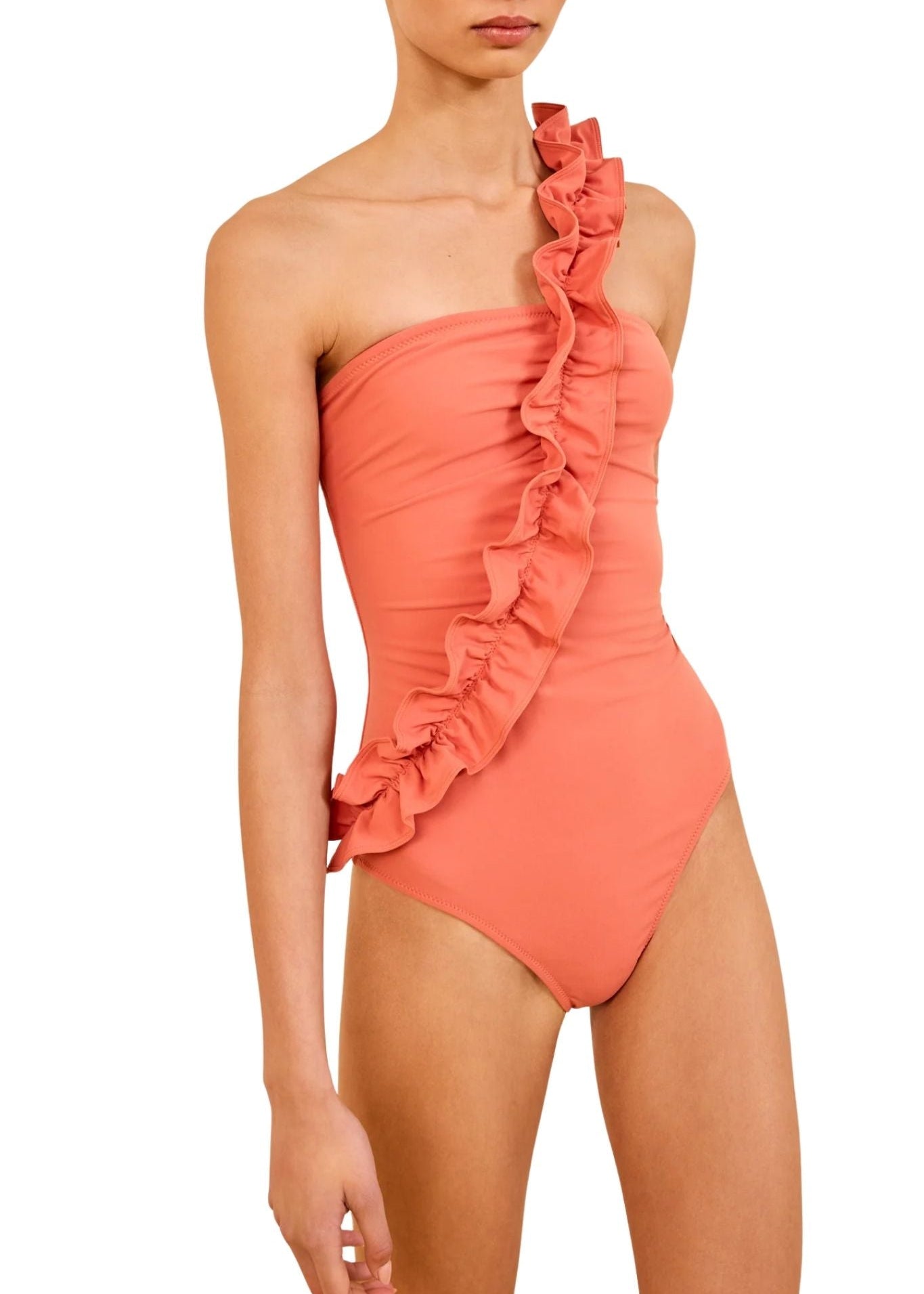Ulla Johnson Capri Maillot - Vermillion
