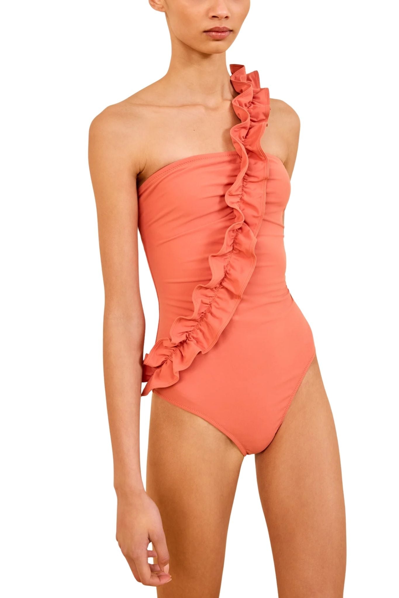 Ulla Johnson Capri Maillot - Vermillion