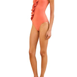 Ulla Johnson Capri Maillot - Vermillion