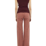 Ulla Johnson Clio SL Ruched Ruffle Top - Vermillion