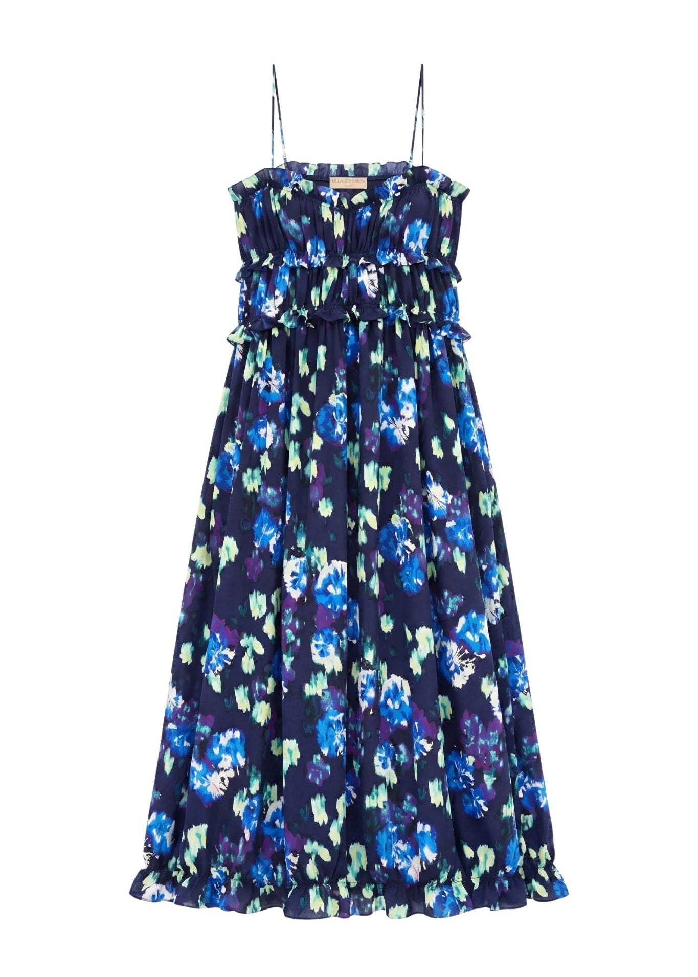 Ulla Johnson Clove Cami Silk Dress - Vermillion