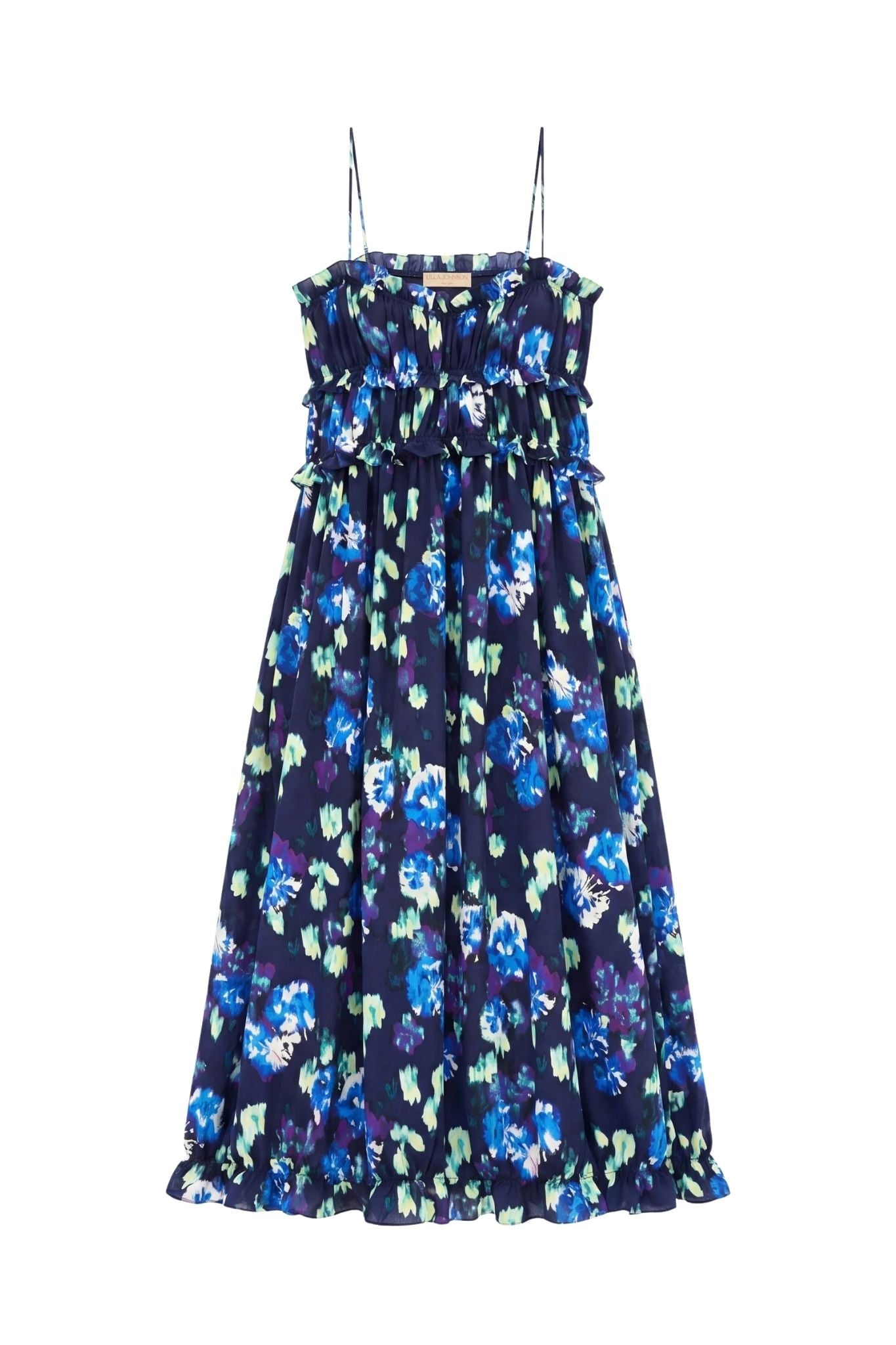Ulla Johnson Clove Cami Silk Dress - Vermillion