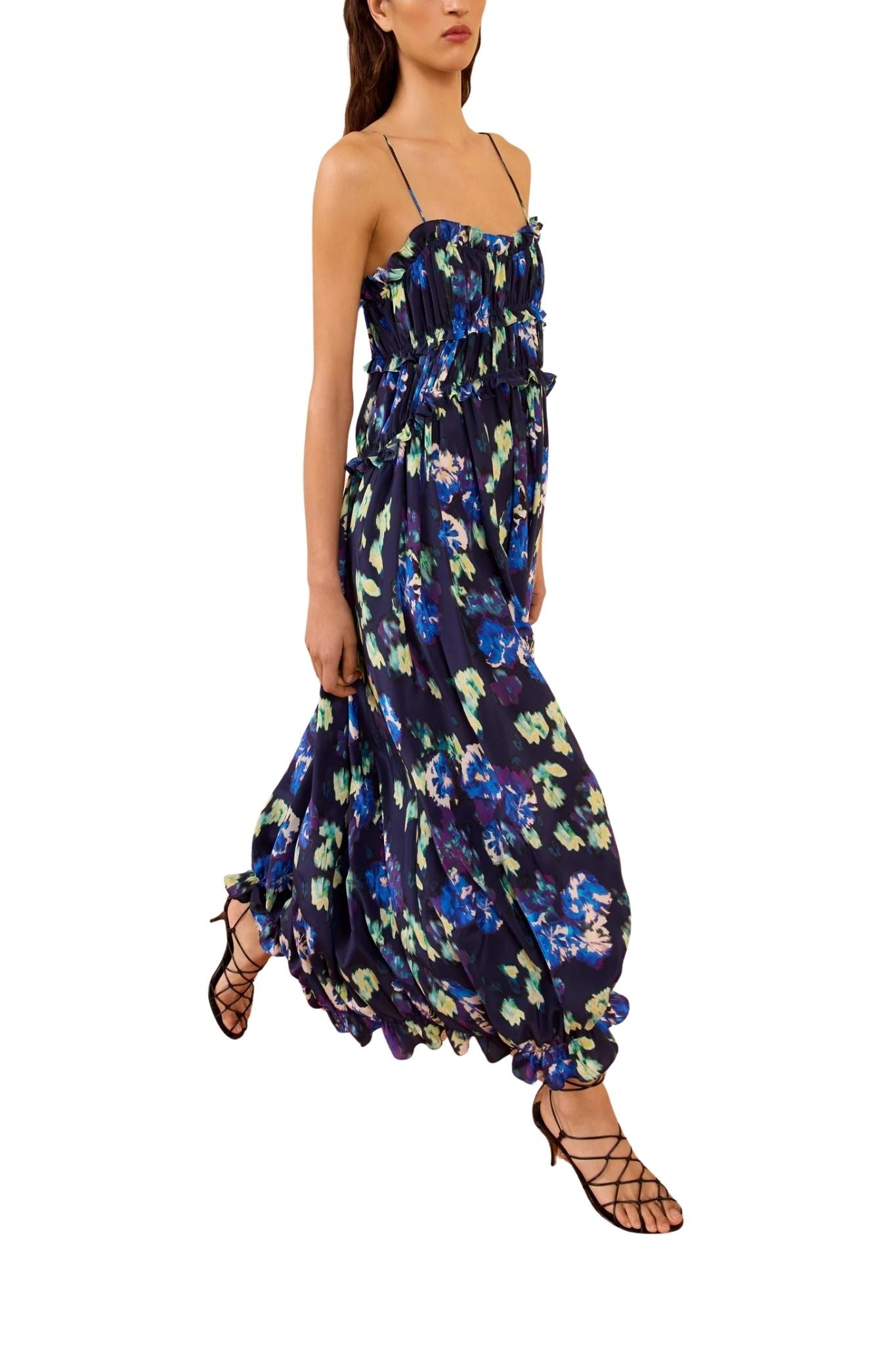 Ulla Johnson Clove Cami Silk Dress - Vermillion