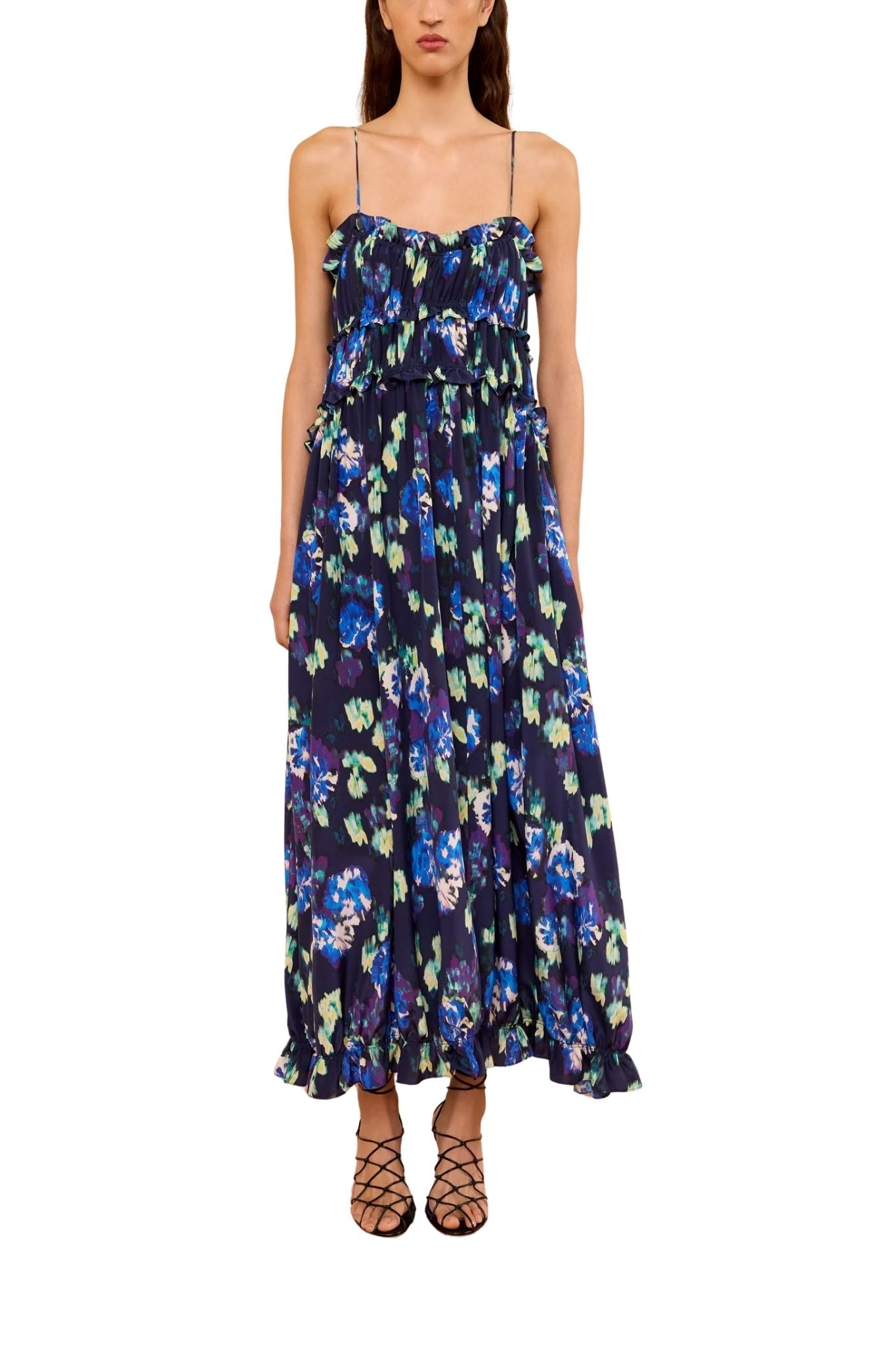 Ulla Johnson Clove Cami Silk Dress - Vermillion