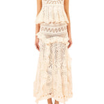 Ulla Johnson Cora SL Crochet Top - Vermillion