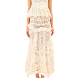 Ulla Johnson Cora SL Crochet Top - Vermillion