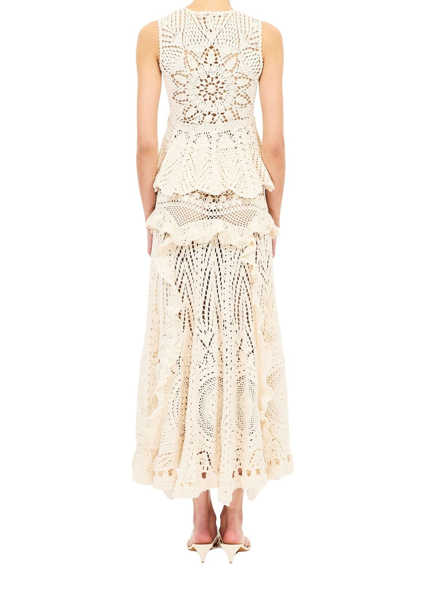 Ulla Johnson Cora SL Crochet Top - Vermillion
