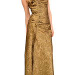 Ulla Johnson Demetria Sleeveless Ruched Front Midi Dress - Vermillion