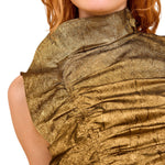 Ulla Johnson Demetria Sleeveless Ruched Front Midi Dress - Vermillion