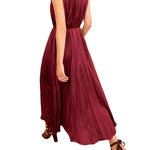 Ulla Johnson Fianna Pleated SL Midi Dress - Vermillion