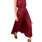 Ulla Johnson Fianna Pleated SL Midi Dress - Vermillion
