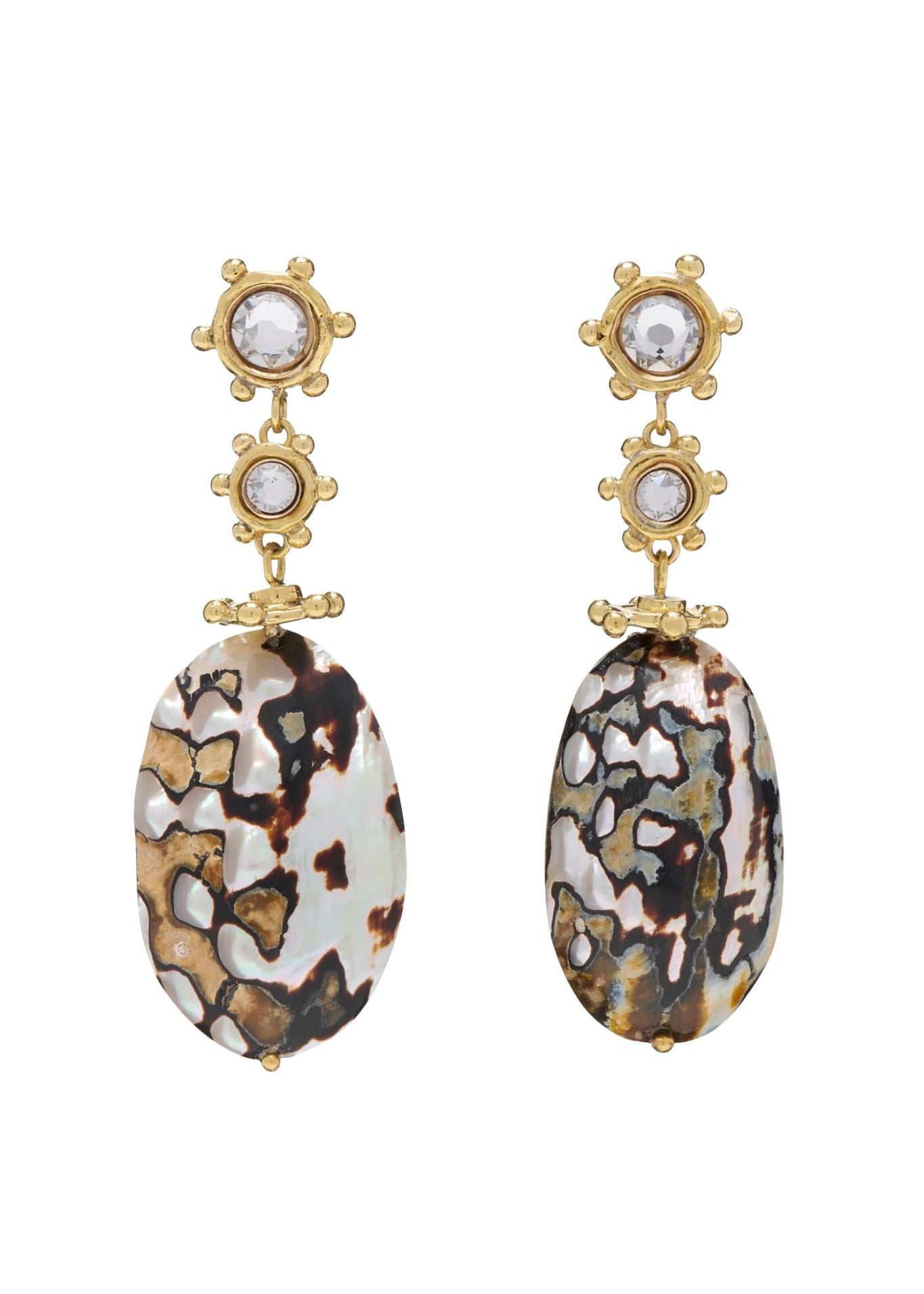 Ulla Johnson Fiori Black Multi Drop Earring - Vermillion