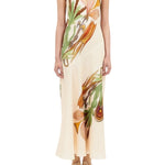 Ulla Johnson Gaea SL Midi Dress - Vermillion