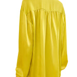 Ulla Johnson Gesture LS Silk Blouse - Vermillion