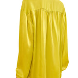 Ulla Johnson Gesture LS Silk Blouse - Vermillion