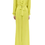 Ulla Johnson Gesture LS Silk Blouse - Vermillion