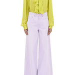 Ulla Johnson Gesture LS Silk Blouse - Vermillion