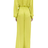 Ulla Johnson Gesture LS Silk Blouse - Vermillion