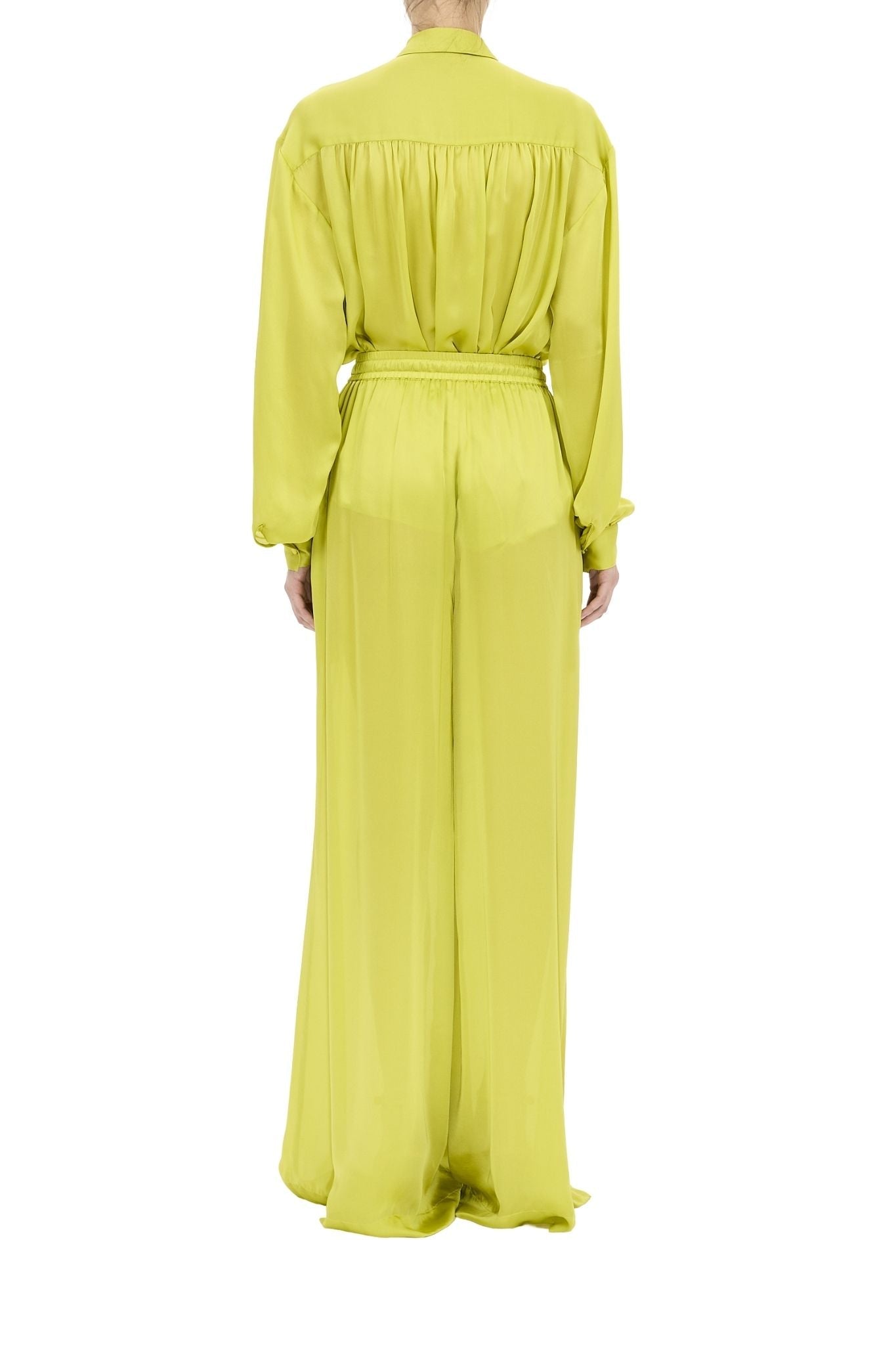 Ulla Johnson Gesture LS Silk Blouse - Vermillion