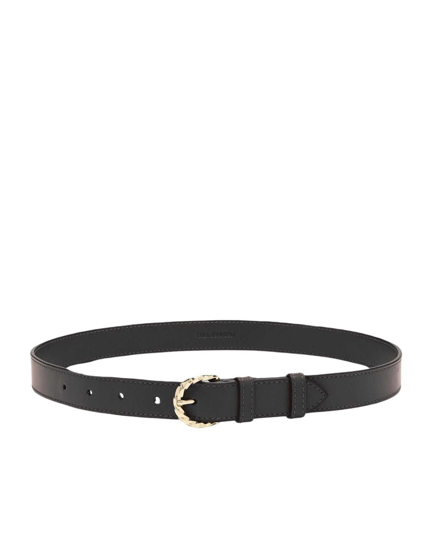 Ulla Johnson Gia Twisted Buckle Belt - Vermillion