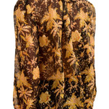 Ulla Johnson Helaine Flowy Short Sleeve Top - Vermillion