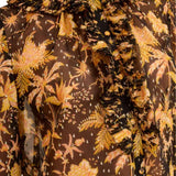 Ulla Johnson Helaine Flowy Short Sleeve Top - Vermillion