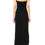 Ulla Johnson Heleen Satin Cropped Bustier Top - Vermillion