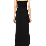 Ulla Johnson Heleen Satin Cropped Bustier Top - Vermillion