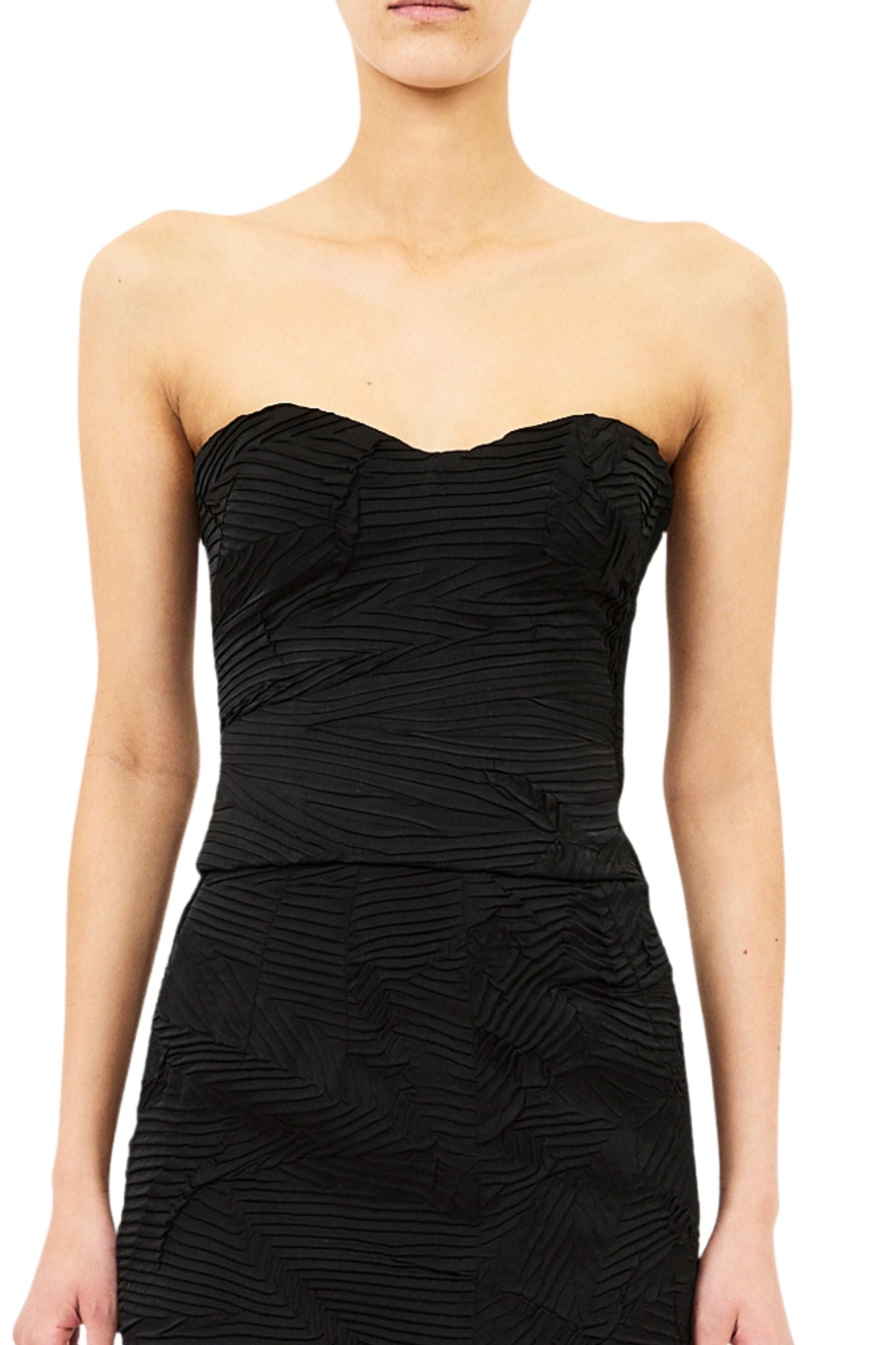 Ulla Johnson Heleen Satin Cropped Bustier Top - Vermillion