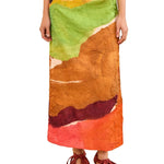 Ulla Johnson Inez Satin Pencil Skirt - Vermillion