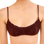 Ulla Johnson Jaya Bikini Top - Vermillion