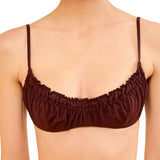 Ulla Johnson Jaya Bikini Top - Vermillion