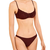 Ulla Johnson Jaya Bikini Top - Vermillion