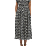 Ulla Johnson Kairi Flutter Sleeve Midi Dress - Vermillion