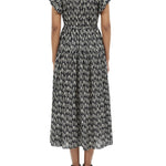 Ulla Johnson Kairi Flutter Sleeve Midi Dress - Vermillion