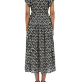 Ulla Johnson Kairi Flutter Sleeve Midi Dress - Vermillion