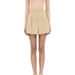 Ulla Johnson Kira Cotton Twill Short - Vermillion