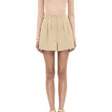 Ulla Johnson Kira Cotton Twill Short - Vermillion