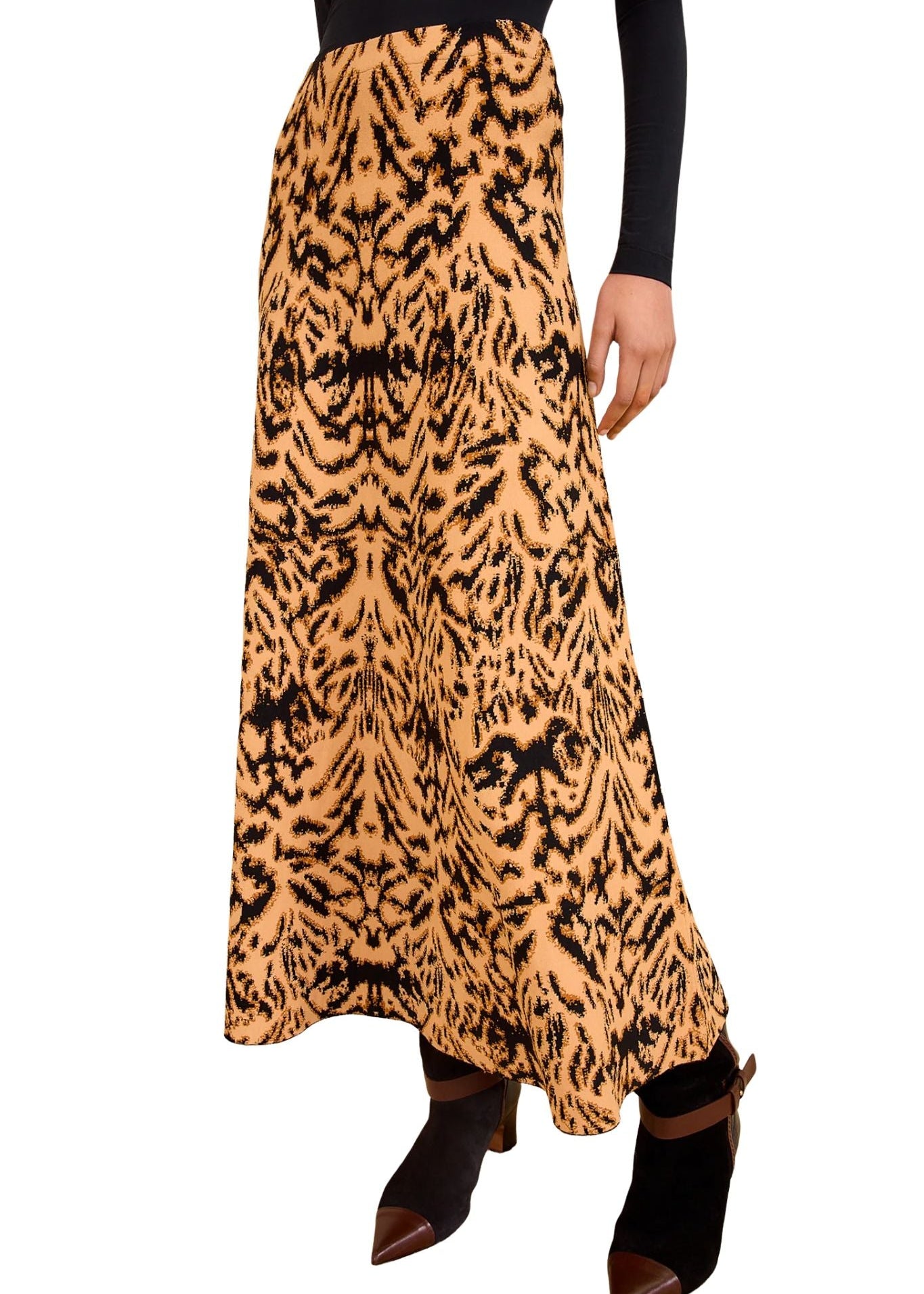 Ulla Johnson Lani Jacquard Knit Skirt - Vermillion