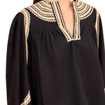 Ulla Johnson Laurenza Long Sleeve Top - Vermillion